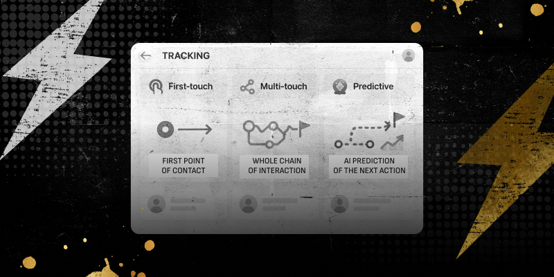 Attribution models used in mobile app marketing campaigns.