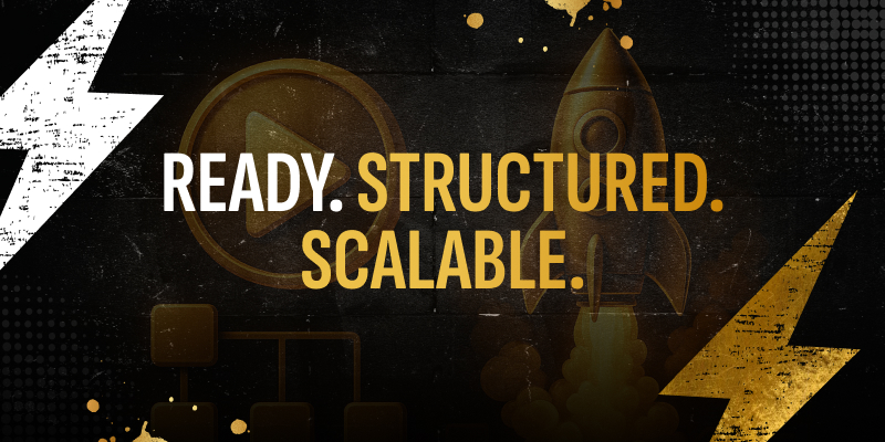RockApp UA engine showing custom strategy, creative, analytics, and local market expertise