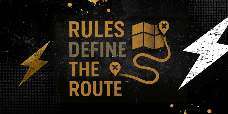 Roadmap with markers showing iGaming regulation checkpoints